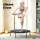 Everfit 40 Inch Foldable Fitness Trampoline with Adjustable Foam Handrail, Heavy Steel Frame, Home Gym Rebounder