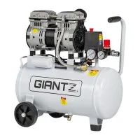 Giantz 24L Steel Air Compressor, 0.75HP Oil-Free, Quiet 58dB, Portable Tyre Inflator with 115PSI & 40 Giantz 24L Steel Air Compressor, 0.75HP Oil-Free, Quiet 58dB, Portable Tyre Inflator with 115PSI & 40