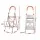 Giantz Lightweight Aluminium 3 Step Ladder – Foldable, Non-Slip, Multi-Purpose with Safety Handle, 150kg Capacity