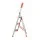 Giantz Lightweight Aluminium 3 Step Ladder – Foldable, Non-Slip, Multi-Purpose with Safety Handle, 150kg Capacity
