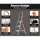 Giantz Lightweight Aluminium 3 Step Ladder – Foldable, Non-Slip, Multi-Purpose with Safety Handle, 150kg Capacity