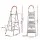 Giantz 5 Step Multi-Purpose Folding Ladder - Lightweight Aluminium, Non-Slip, Easy Grip, 150kg Capacity, Space-Saving