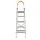 Giantz 5 Step Multi-Purpose Folding Ladder - Lightweight Aluminium, Non-Slip, Easy Grip, 150kg Capacity, Space-Saving