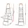 Giantz 6 Step Folding Aluminium Ladder - Lightweight, Non-Slip, Space-Saving Design for Indoor & Outdoor Use
