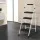 Giantz 4 Step Ladder - Lightweight Folding Steel, 150kg Capacity, Non-Slip, Easy Storage, Indoor/Outdoor Use
