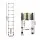 Giantz 2.6M Telescopic Ladder - Premium Aluminium, Extendable, Rust-Resistant, Non-Slip, Space-Saving, Easy Carry