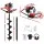 Giantz 65CC Petrol Post Hole Digger Auger Set, 200mm Heavy Duty Steel, 80cm Extension, Anti-Vibration Handle