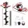 Giantz 65CC Post Hole Digger 300mm Heavy Duty Steel Auger with 80cm Extension, Petrol Engine, Anti-Vibration Handle