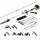 Giantz 65CC Pro-Series 9-in-1 Multi-Tool: Pole Chainsaw, Hedge Trimmer, Brush Cutter & Whipper Snipper, 5.6