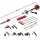 Giantz 65CC 9-in-1 Pro-Series Multi-Tool: Pole Chainsaw, Hedge Trimmer, Brush Cutter, 5.6m Reach, Anti-V