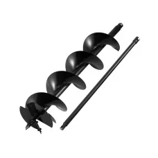 Giantz 200mm Post Hole Digger Auger with 80cm Extension Shaft, Heavy-Duty Carbon Steel, Compatible with Most Tools