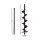Giantz 200mm Post Hole Digger Auger with 80cm Extension Shaft, Heavy-Duty Carbon Steel, Compatible with Most Tools