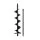 Giantz 200mm Post Hole Digger Auger with 80cm Extension Shaft, Heavy-Duty Carbon Steel, Compatible with Most Tools