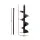 Giantz Heavy-Duty Carbon Steel Post Hole Digger Auger Drill Bit 300mm & 80cm Extension Shaft, Black, 1-Year Warranty