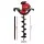 Giantz 92CC Petrol Post Hole Digger, 200mm Steel Auger, 1.8m Depth, 80cm Extension, Heavy-Duty, Easy Start