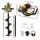 Giantz 82CC Post Hole Digger 300mm Heavy Duty Steel Petrol Auger with 80cm Extension, Anti-Vibration Handle
