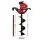 Giantz 80CC Petrol Post Hole Digger with 300mm Auger, 1.8m Depth, Anti-Vibration Handle, Heavy-Duty Steel Construction