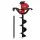Giantz 80CC Petrol Post Hole Digger with 300mm Auger, 1.8m Depth, Anti-Vibration Handle, Heavy-Duty Steel Construction