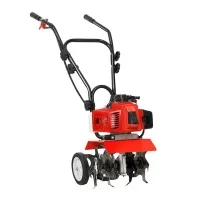 Giantz 88CC 2-Stroke Tiller & Cultivator: Powerful 10,000RPM Motor, 4 Blades, 400mm Width, Foldable