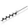 GIANTZ Power Garden Auger - Heavy-Duty Steel, 7.5x60cm, Black - Perfect for Planting, Fits 13mm Drill Chuck, 1