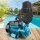 Giantz Peripheral Water Pump QB60 Black - 0.5HP Copper Motor, Brass Impeller, 35L/min Flow, 35m Head, Auto Control