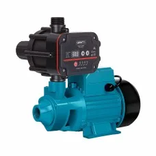 Giantz Peripheral Water Pump with Auto Controller 1HP 3300L/h 60m Cast Iron Brass Impeller 750W Motor