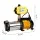 Giantz 2500W High-Pressure Garden Water Pump, 5-Stage, 9000L/H Flow, Stainless Steel, Yellow, Weatherproof, IP44 Rated
