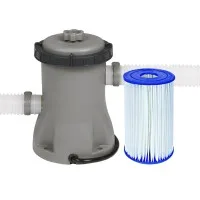 Bestway Flowclear™ 330GPH Pool Pump Cartridge Filter - 1249L/H for Above-Ground Pools, Includes Filter & Adaptors