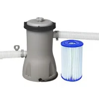 Bestway Flowclear 530GPH Pool Pump Cartridge Filter for 1,100-17,400L Above-Ground Pools with Air Purge Valve