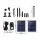 Gardeon Solar Pond Pump Kit 1600L/H with 2 x 10W Polycrystalline Panels, 6 Nozzles, 5m Cable, Aluminium Frame
