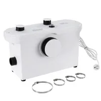 Giantz 600W Macerator Sewerage Pump - Quiet, Stainless Steel Blades, 3 Inlets, 300L/min Capacity, 7m Vertical Pumping
