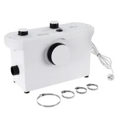 Giantz 600W Macerator Sewerage Pump - Quiet, Stainless Steel Blades, 3 Inlets, 300L/min Capacity, 7m Vertical Pumping
