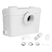 Giantz 600W Fully Automatic Macerator Pump - Quiet 25-35dB, Stainless Steel Blades, 3 Inlets, Pumps 9.5m