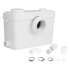 Giantz 600W Fully Automatic Macerator Pump - Quiet 25-35dB, Stainless Steel Blades, 3 Inlets, Pumps 9.5m