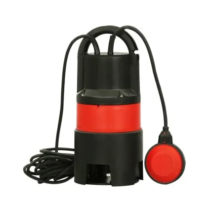 Giantz 400W Garden Submersible Pump - Steel Sewerage, 35mm Max Solid, 8m Depth, 10m Cable, Universal Adaptor Included