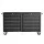 Giantz 10-Drawer Tool Chest Trolley – Black Steel, Smooth Ball-Bearing Slides, Lockable Wheels, Non-Slip Liners