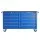 Giantz 10-Drawer Tool Chest Trolley, 100kg Capacity, Ball Bearing Slides, Locking Cam and Blue Steel