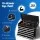 Giantz 15-Drawer Tool Chest Trolley Toolbox 2-in-1 Storage, Steel, Black, Lockable, 360° Castors, Non-Slip Liners