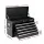 GIANTZ 5 Drawer Lockable Tool Chest - Solid Steel, Rust-Resistant, Compact Garage Organiser with 100kg Capacity, Black