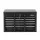 GIANTZ 5 Drawer Lockable Tool Chest - Solid Steel, Rust-Resistant, Compact Garage Organiser with 100kg Capacity, Black