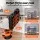 Giantz Double Sided Toolbox Organiser 34 Compartments 24 Dividers Clear Lids Heavy Duty 32x27x8cm Black Orange