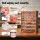 Giantz 39-Drawer Tool Storage Cabinet Anti-Drop Small Parts Organiser Wall-Mountable Stackable Black
