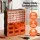 Giantz 39-Drawer Tool Organiser with Clear and Orange Bins Black Polypropylene Cabinet 39pc Storage System