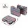 Giantz 3 Pack Toolbox Organiser 17-Compartment Small Parts Storage Boxes Stackable Heavy Duty PP 34x26x7cm