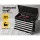 Giantz 10 Drawer Steel Tool Box Cabinet - Lockable, Non-Slip Liner, Ball Bearing Slides, 75kg Capacity, Black & Grey