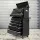 Giantz 14 Drawer Steel Tool Box Chest & Trolley, Lockable Garage Storage with 360° Castors, 61.5x33x112cm, Black