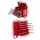 Giantz 14 Drawer Red Steel Tool Box Cabinet Chest - Mechanic Garage Storage Trolley with Lockable Wheels & Liners