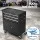 Giantz 3 Drawer Tool Box Chest Cabinet, Steel Garage Organiser, 68.5x33.5x74.5cm, Lockable, Wheels, Black