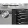 Giantz 5 Drawer Steel Tool Box Cabinet Trolley with Lockable Wheels, Ball-Bearing Slides, and Non-Slip Liners, Black