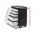 Giantz 5 Drawer Steel Tool Box Cabinet with Lock & Castor Wheels - 75kg Capacity, 61.5x33x74cm, Grey/Black